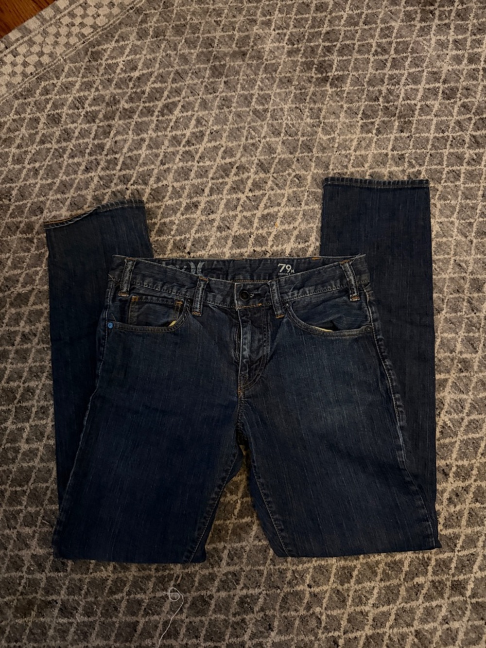 Hurley Men's Skinny Jeans in Dark Blue Wash